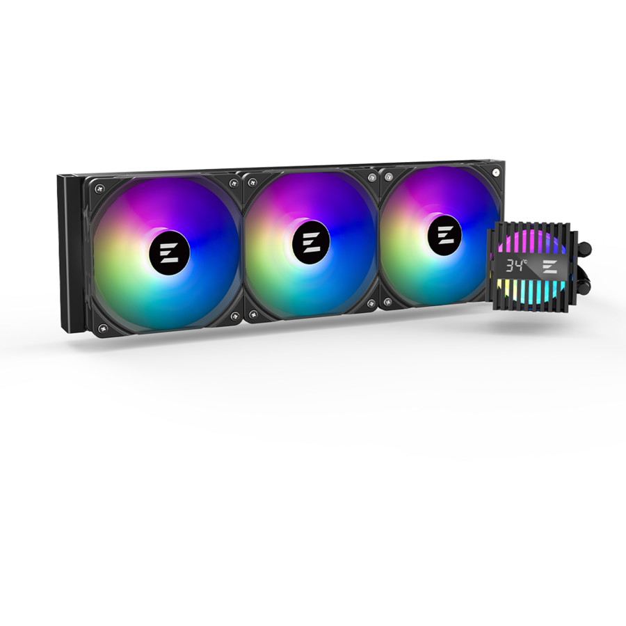 Cooler ALPHA2 A36 Skt Intel Si AMD Racire Cu Lichid 3 x 120mm 600 - 2000rpm Iluminare RGB