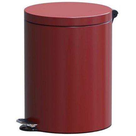 Cos menajer cu pedala Metal 12 Litri Bordeaux