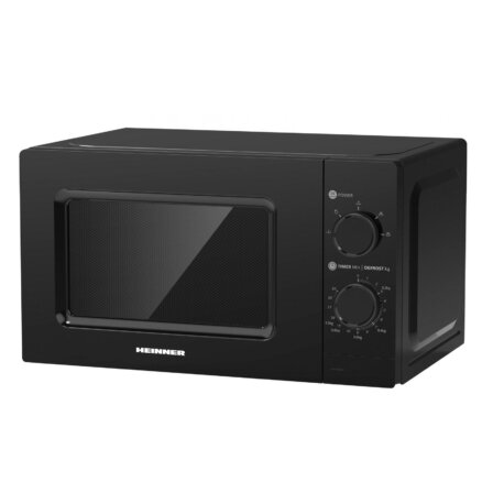 Cuptor cu Microunde HMW-MD20MBK 20L 700W Control Mecanic Timer Defrost Negru