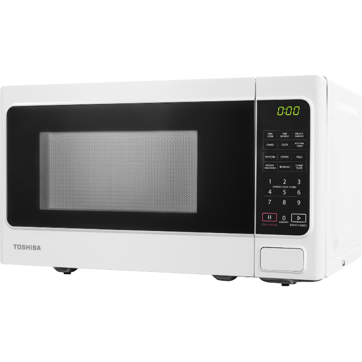 Cuptor Microunde MM-EM20PWH 20l 800W Control Digital Timer Afisare Ceas Luminare LED Functie Blocare Copii Alb