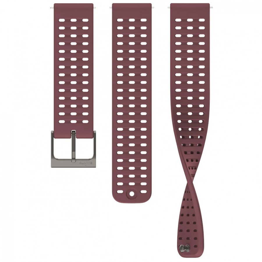 Curea Ceas Pentru Antrenament Silicon S+M Dark Ruby