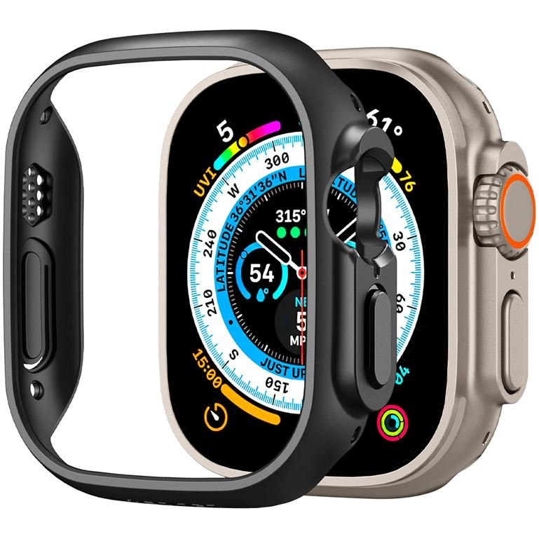 Curea Smartwatch compatibila cu Apple Watch Ultra 49mm Black