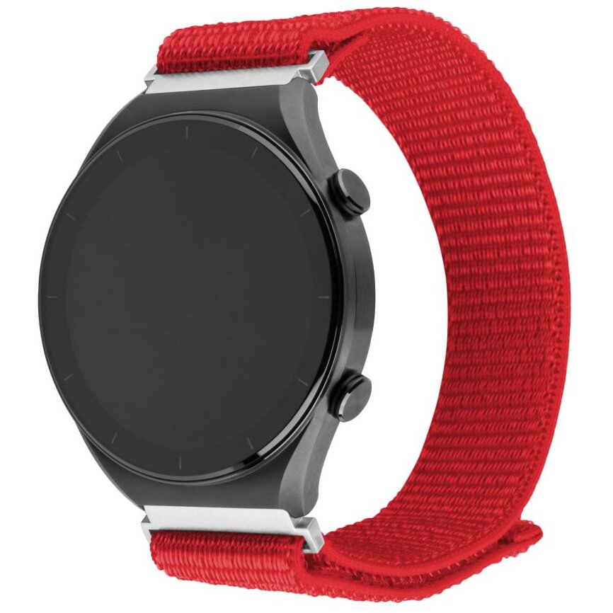 Curea Smartwatch Nylon Sporty 22mm Red