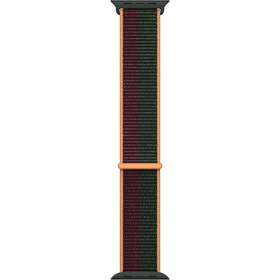 Curea Smartwatch Watch Sport Loop 41MM Dark Cherry / Forest Green
