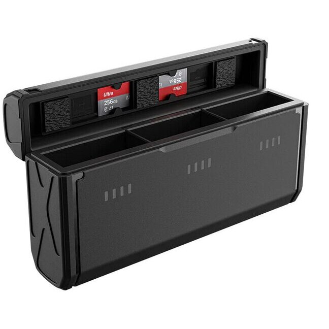 Cutie Multifunctionala de incarcare GP-HPK-011 pentru Baterii pentru GoPro Hero 9 / 10 / 11 / 12 Negru