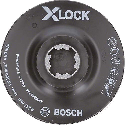 Disc Abraziv X-LOCK SCM Cu Stift Central 115mm Negru