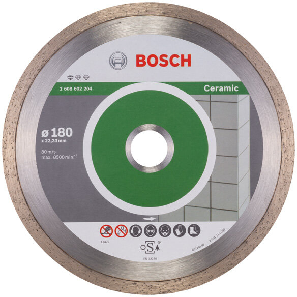 Disc Diamantat Standard Pentru Ceramica 180mm 1x Bucata