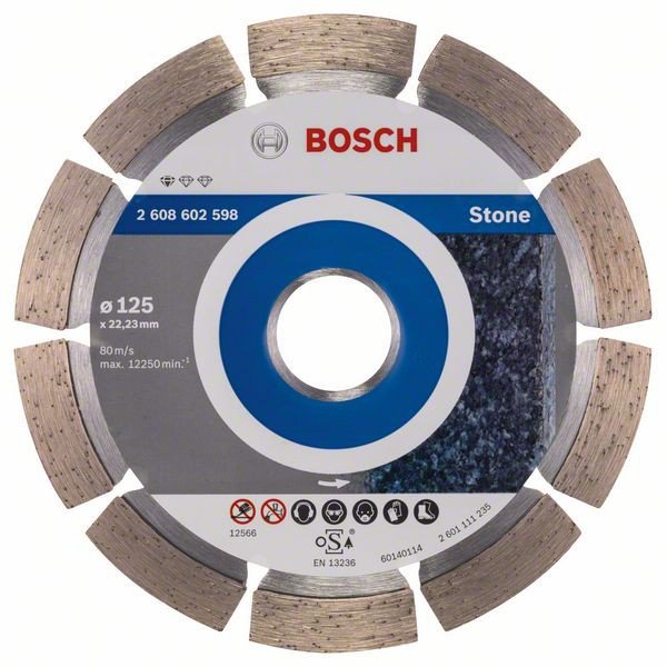 Disc Diamantat Standard Pentru Piatra 125x22,23x1.6x10mm