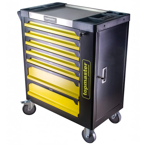 Dulap Scule 7 Sertare Echipat Cu 182 Piese 550kg TMP