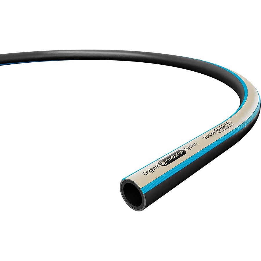 EcoLine Hose 13mm (1/2), 20 meters (black/beige, 65% recycled material)