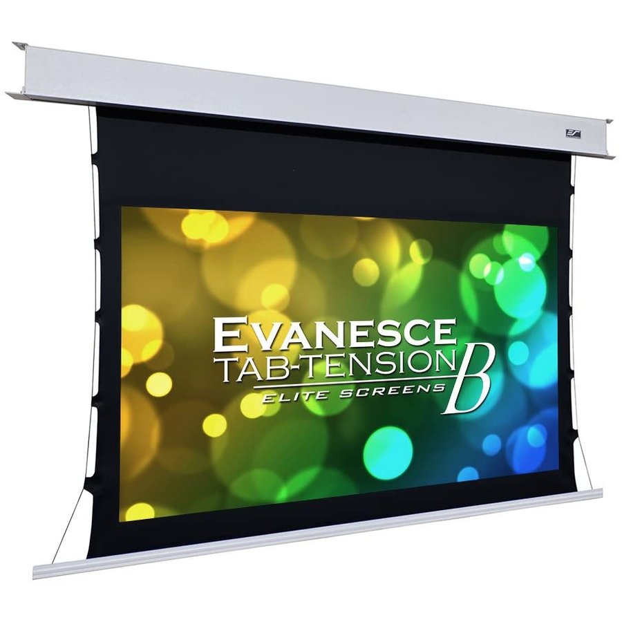 Ecran proiectie Electric 243.8 x 137 cm incastrabil in tavan Tensionat Evanesce Tab-Tension B 16:9