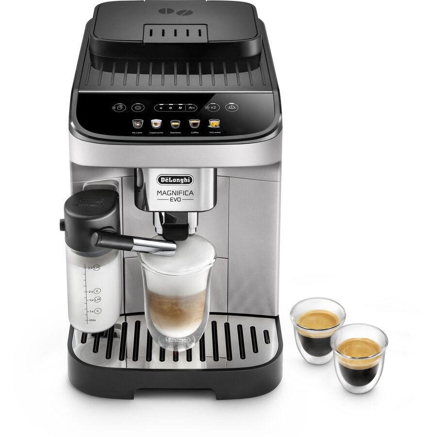 Espressor Automat Magnifica Evo ECAM 290.61.SB Sistem LatteCrema 1.8L 15Bar 1450W Argintiu/Negru