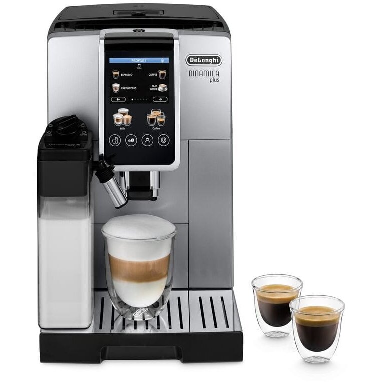 Espressor Cafea Automat ECAM380.85.SB Dinamica Plus 1450W Display TFT Control Touch Argintiu/Negru