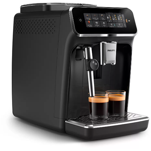 Espressor Cafea Automat EP3321/40 Sistem de Spumare Lapte 5x Bauturi Rasnita Ecran Tactil Negru