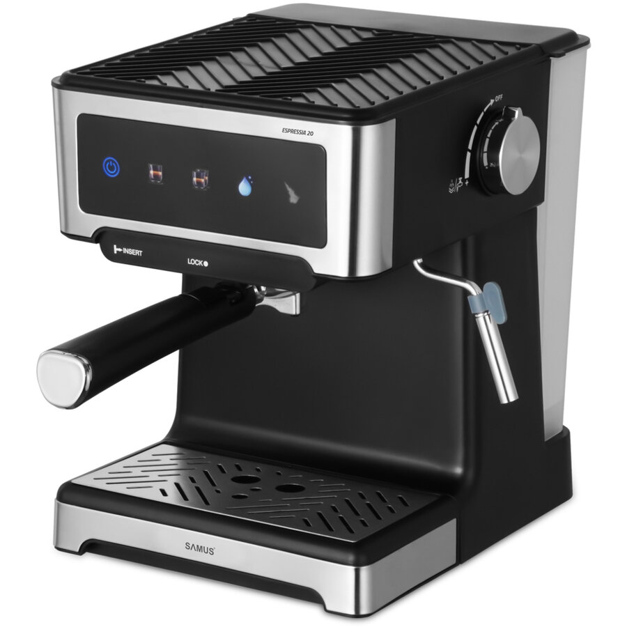 Espressor Cafea Manual Espressia 20 Ecran IMD Integrat 20bar 1150W 1.8l Negru