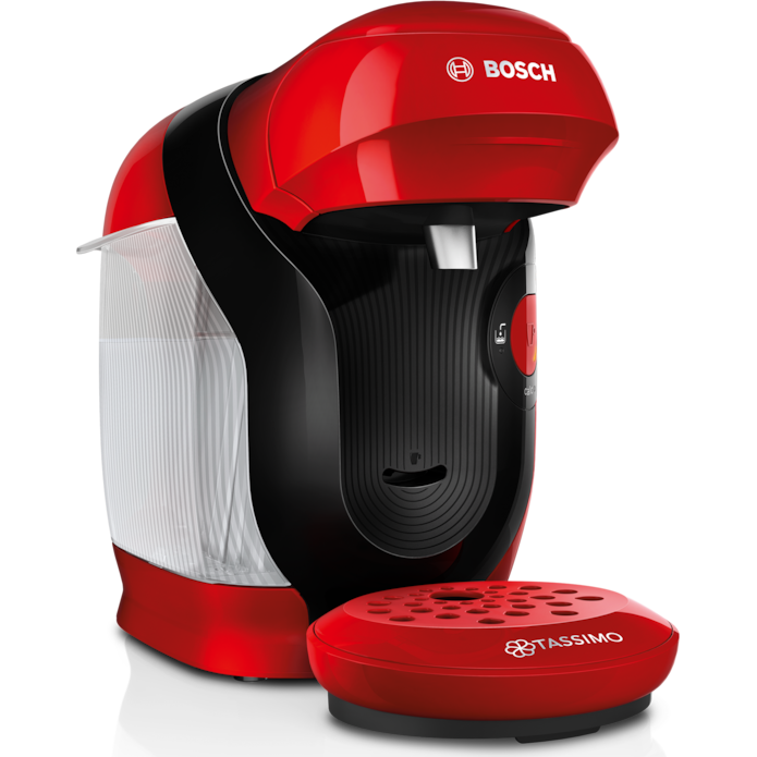 Espressor TAS113E  Tassimo Style  Friendly 1400W 3.3bar Autocuratare  Rosu