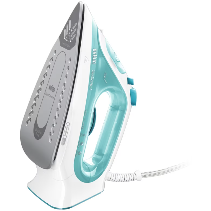 Fier Calcat TexStyle 3 SI3041GR  2350W  Abur Variabil 45g/min Jet Abur 150g/min Rezervor 270ml  Tehnologie FreeGlide 3D  Talpa Super Ceramic  Verde