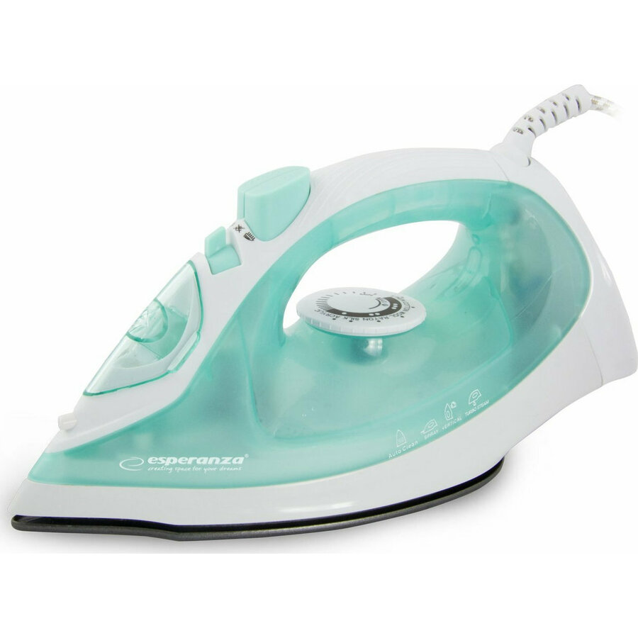 Fier de Calcat cu Abur Silk EHI005 2200W Alb/Turcoaz