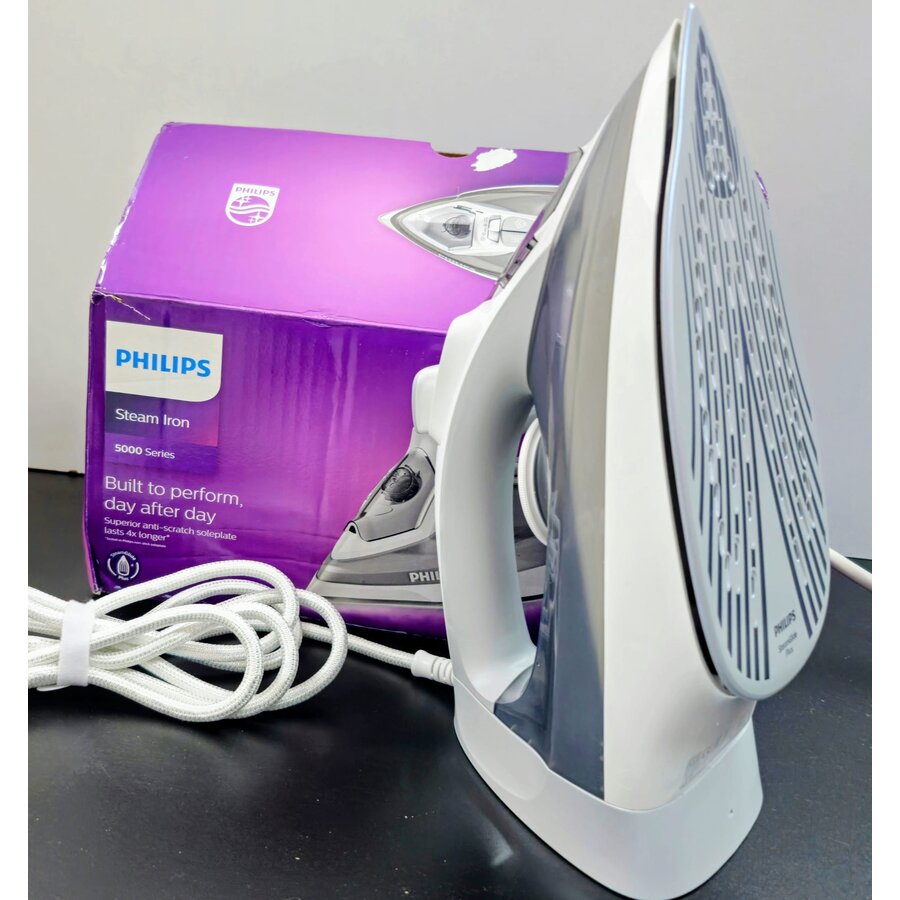 Fier de calcat Resigilat Seria 5000 DST5010/10 SteamGlide Plus 2400W Alb/Gri