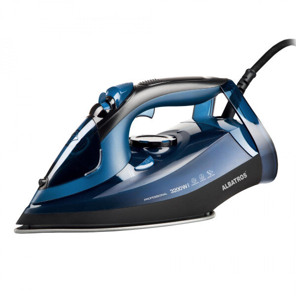 Fier de calcat Sapphire 3200W Talpa Invelis Ceramic Termostat Reglabil Albastru/Negru