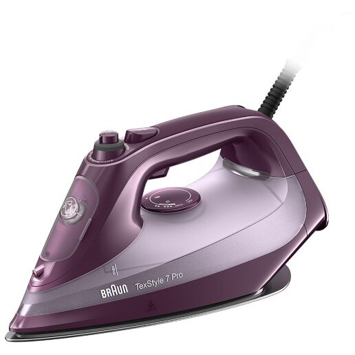 Fier De Calcat Serie 7 SI7181VI 3100W Jet De Abur 230G/Min Abur Variabil 0-50 G/Min Talpa EloxalPlus Violet