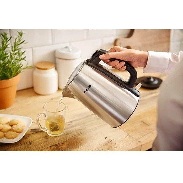 Fierbator De Apa Daily Collection HD9351/90 1.7l 2200W Argintiu/Negru