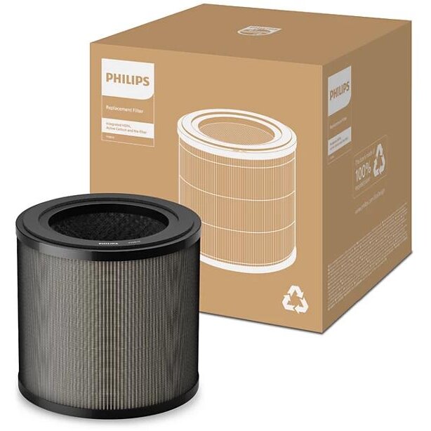 Filtru NanoProtect HEPA FY0910/30 pentru Purificatoarele de Aer AC095x Gri