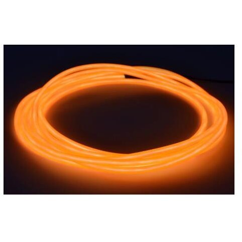 Fir cu Lumina Ambientala pentru Auto Neon Ambiental Flexibil 3.2MM Portocaliu