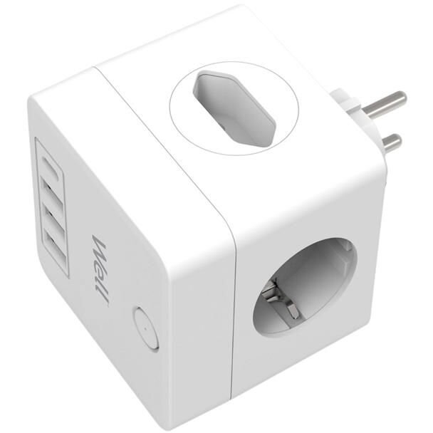 Fisa in Forma de Cub 2x Schuko 2x Euro 3x USBm1x USB-C PD20W