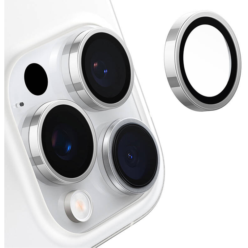 Folie Protectie Camera Apple  iPhone 16 Pro Gri