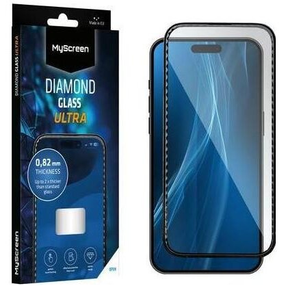 Folie Protectie Diamond Glass Ultra  Apple iPhone 14 Pro Negru