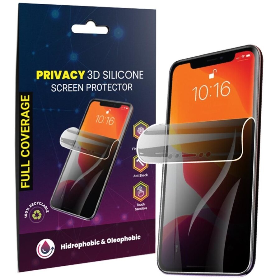 Folie protectie Silicon Privacy pentru Samsung Galaxy S21 Ultra