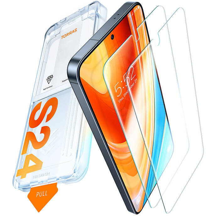 Folie Protectie Tempered Glass  Samsung S24 Instalare Torras  Master