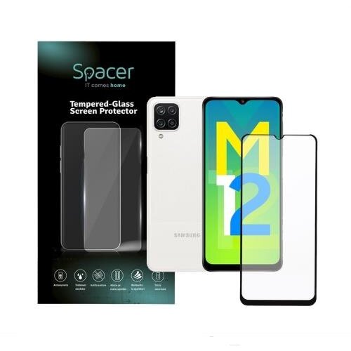 Folie Sticla pentru Samsung Galaxy M12 Grosime 0.3MM Acoperire Totala Ecran Strat Special Anti-ulei si Anti-amprenta Tempered Glass Sticla 9D Duritate 9H