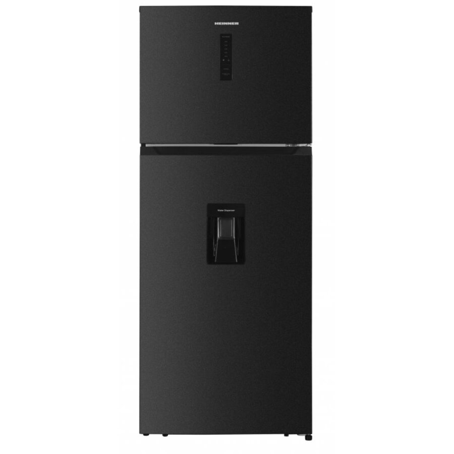 Frigider cu 2 Usi HF-HM413NFD Clasa E 413l Full No Frost Display Touch Dozator Apa Inox Antracit