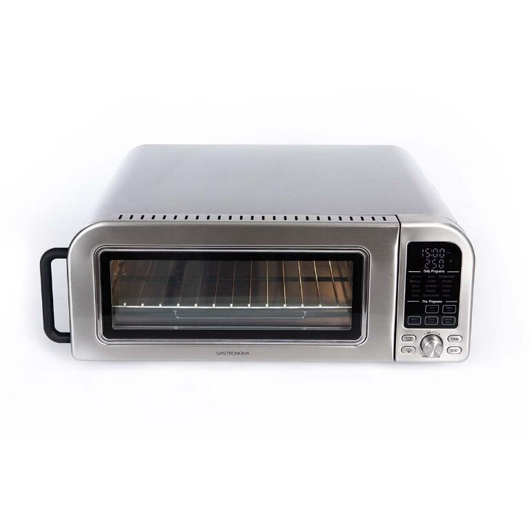 Friteuza cu Aer Cald Cuptor Pizza 2000W 18L 15 Programe Argintiu