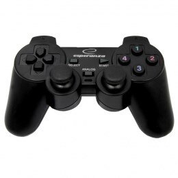 Gamepad EG106 PC Playstation  Analog / Digital USB 2.0 Negru