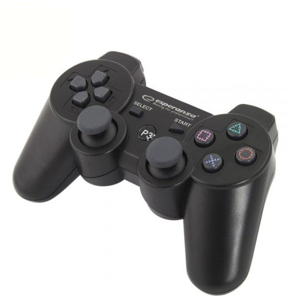 Gamepad Fara Fir Cu Vibratii EGG109K Compatibil Playstation 3 Bluetooth 12 Butoane Negru