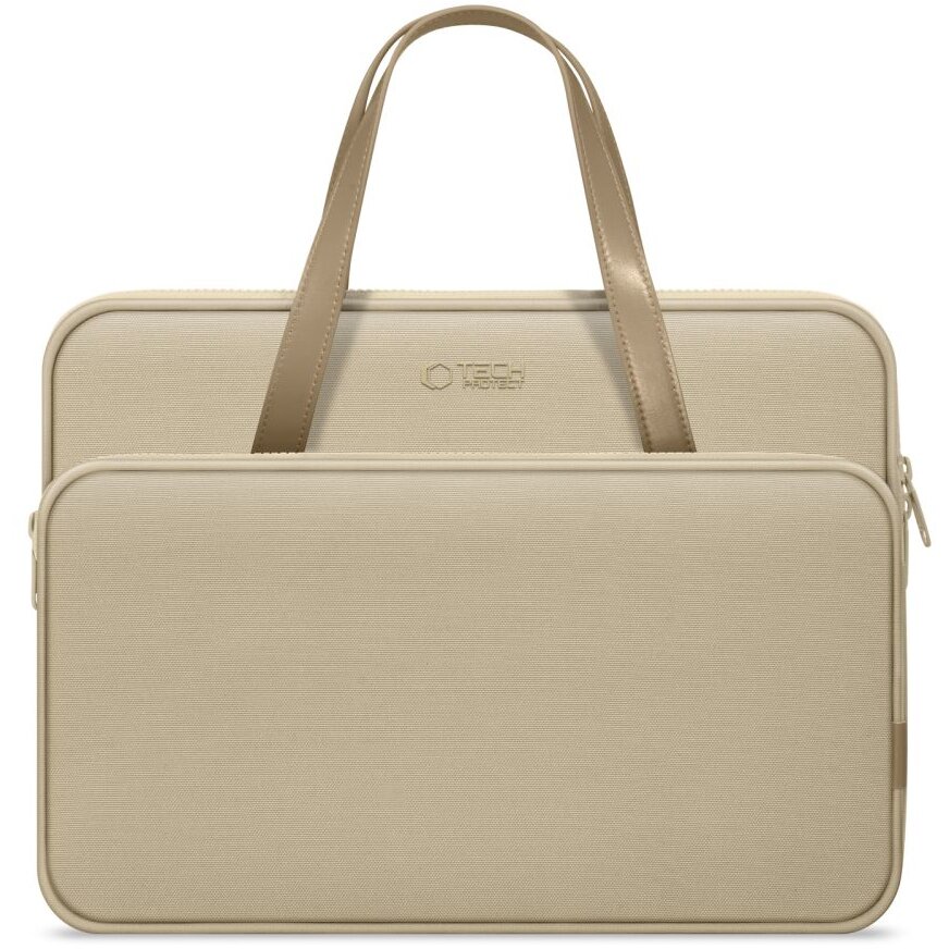 Geanta Carrying Bag Compatibila cu Laptop 13/14Inch Bej