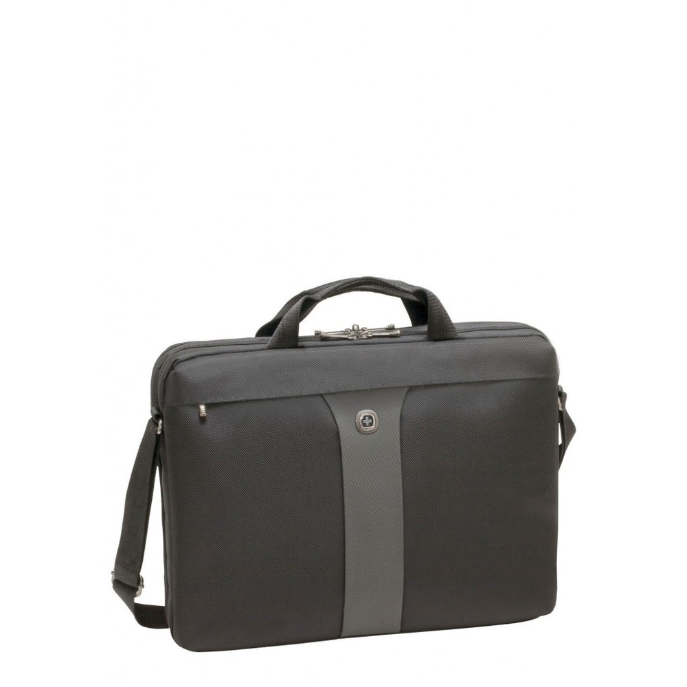 Geanta laptop Legacy 17 inch black / gray