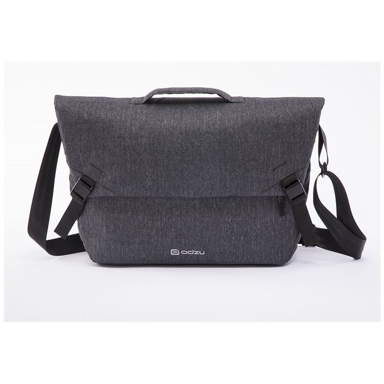 Geanta Smart Messenger 9 Compartimente Inchidere Magnetica Gri