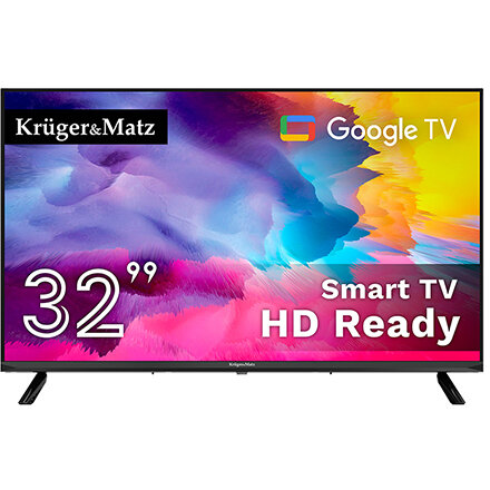 GOOGLE SMART TV 32 INCH 81CM H265 HEVC KRUGER&MATZ