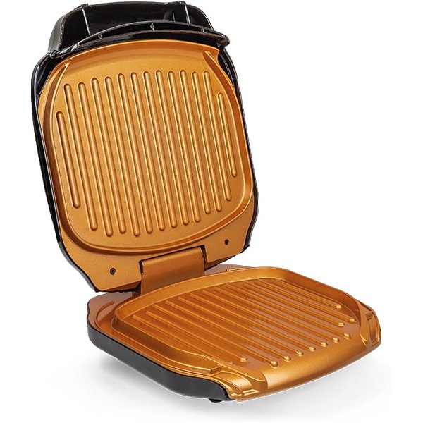 Gratar electric M19177 1 setari de temperatura 900W Black Gold