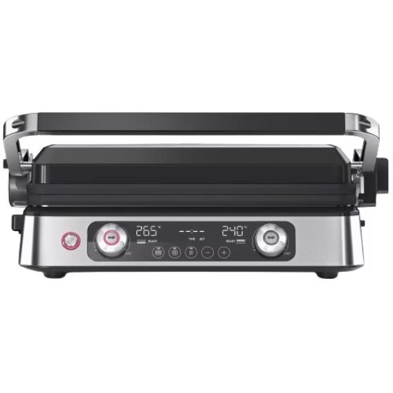 Gratar Electric MultiGrill 9 Pro 2200W 3 Moduri de Gatire 3 Programe Automate Argintiu