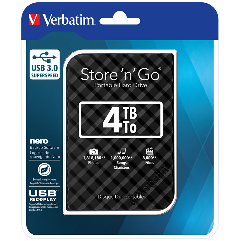 Hard disk extern Store n Go GEN 2 4TB 2.5 inch USB 3.0 Black
