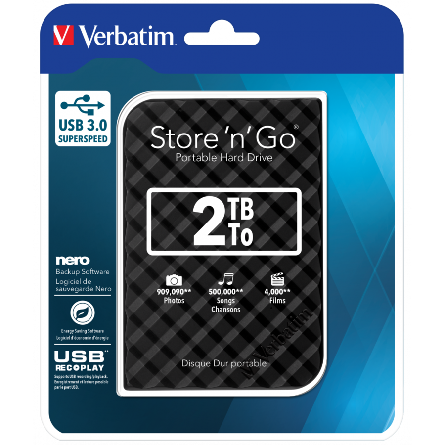 Hard disk extern Store 'n' Go Portable Festplatte 2TB USB 3.0