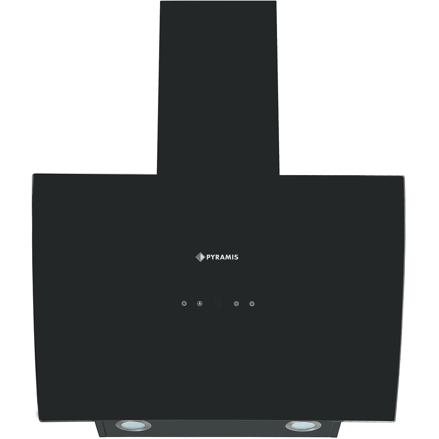 Hota Decorativa ATD60650B 1 motor 3 viteze Turbo Black Glass