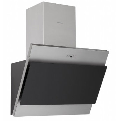 Hota decorativa ATTENTO 1 motor 3 viteze 60 cm 518mc/h Negru / Inox