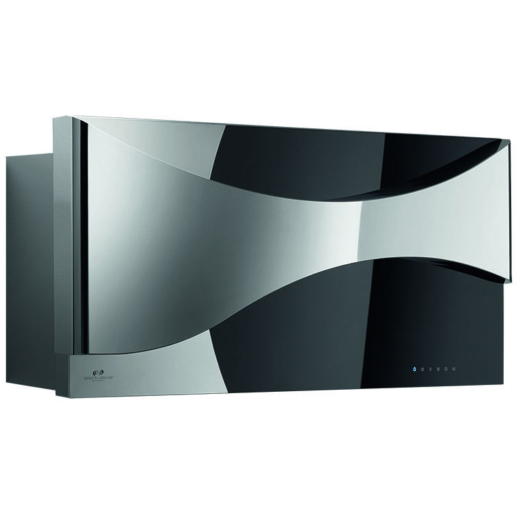 Hota decorativa Design AMBIENT 1 motor 4 viteze  870mc/h Negru