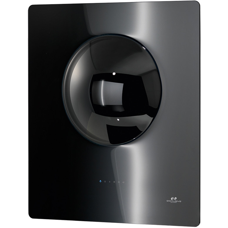 Hota Decorativa Design SPHERA 630mc/h 1 motor 3 viteze Sticla Neagra